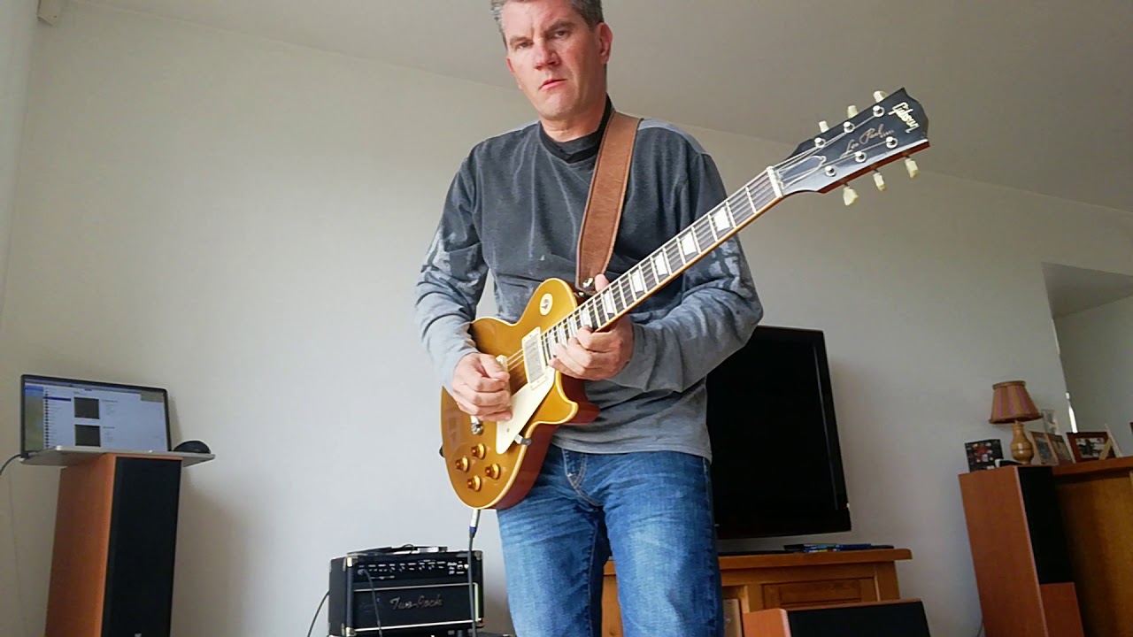 Gibson 1957 Tom Murphy aged impro sur Airbag group.