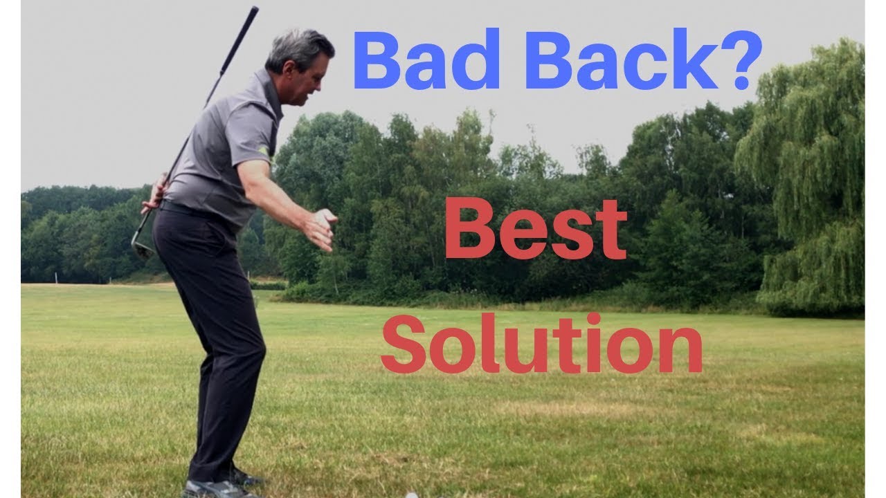 Как играть в гольф с больной спиной.