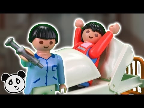 PLAYMOBIL KRANKENWAGEN - Kranker Pfleger - Pandido TV #VinesDC_HD