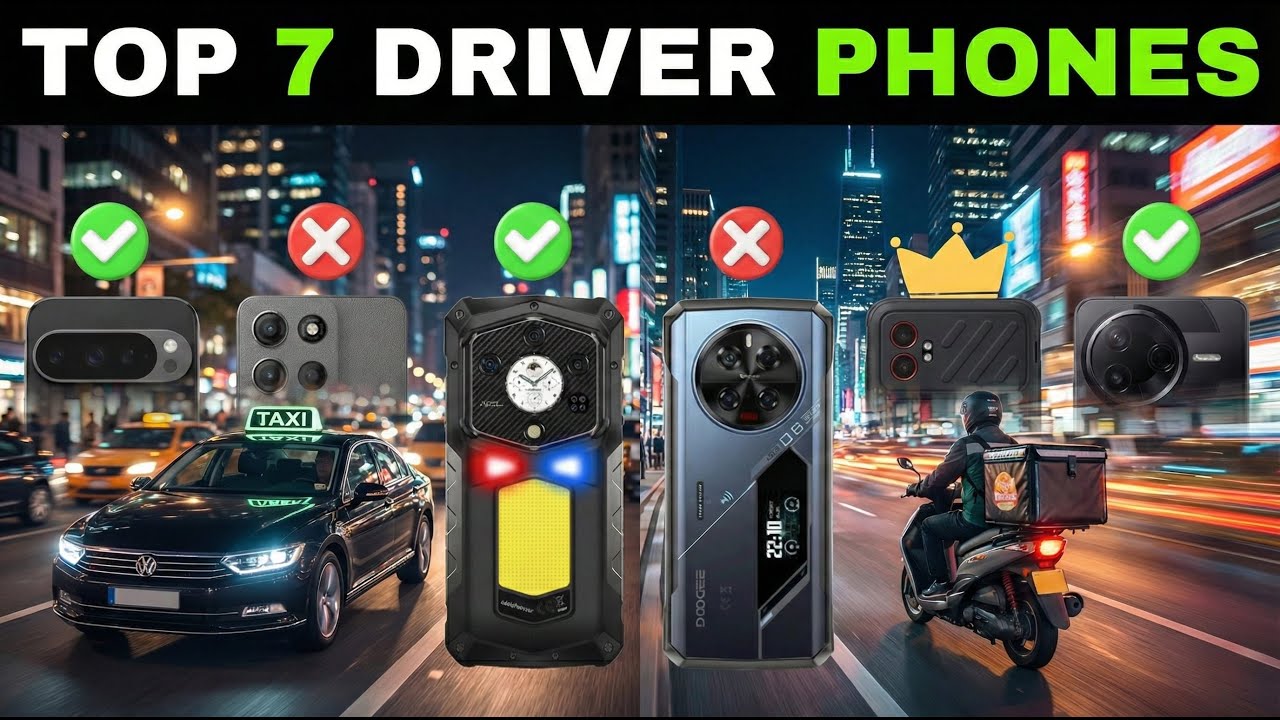 ✅ 7 Best Phones for Taxi, Uber & Delivery [2026]📱 Battery Beasts for Lyft, Doordash, Grubhub & Flex