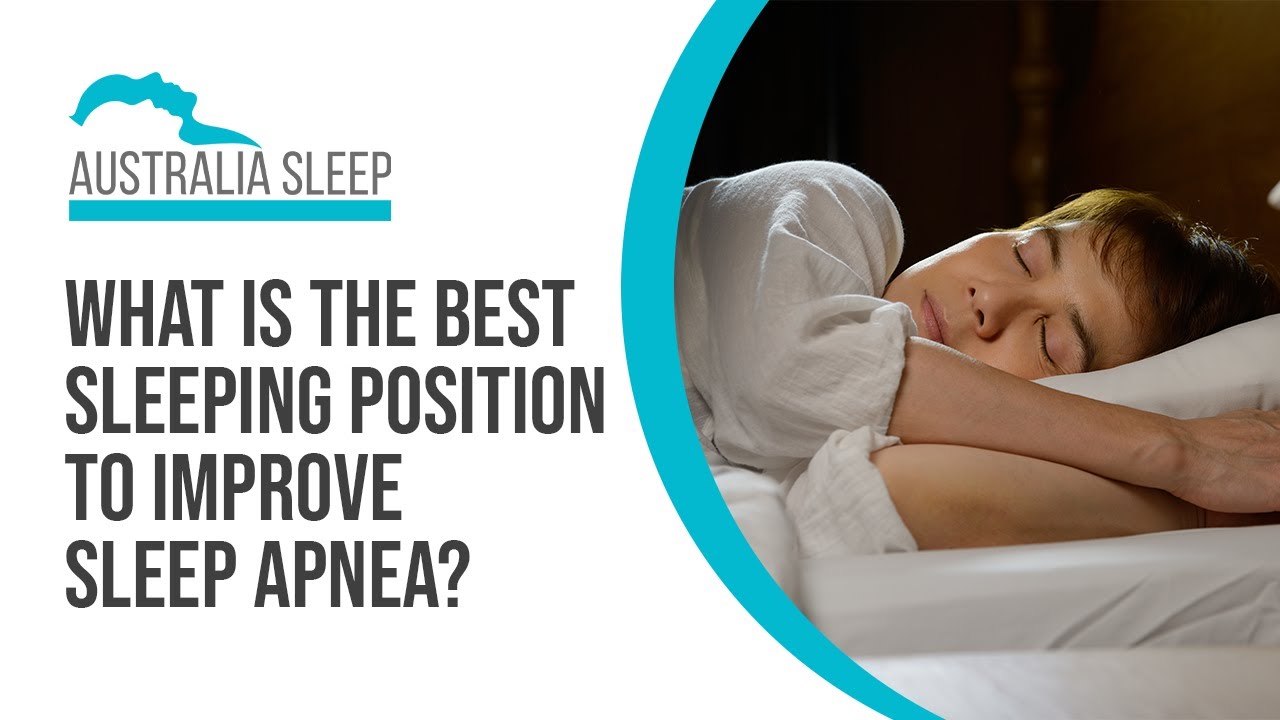 What is the best sleeping position for sleep apnea?