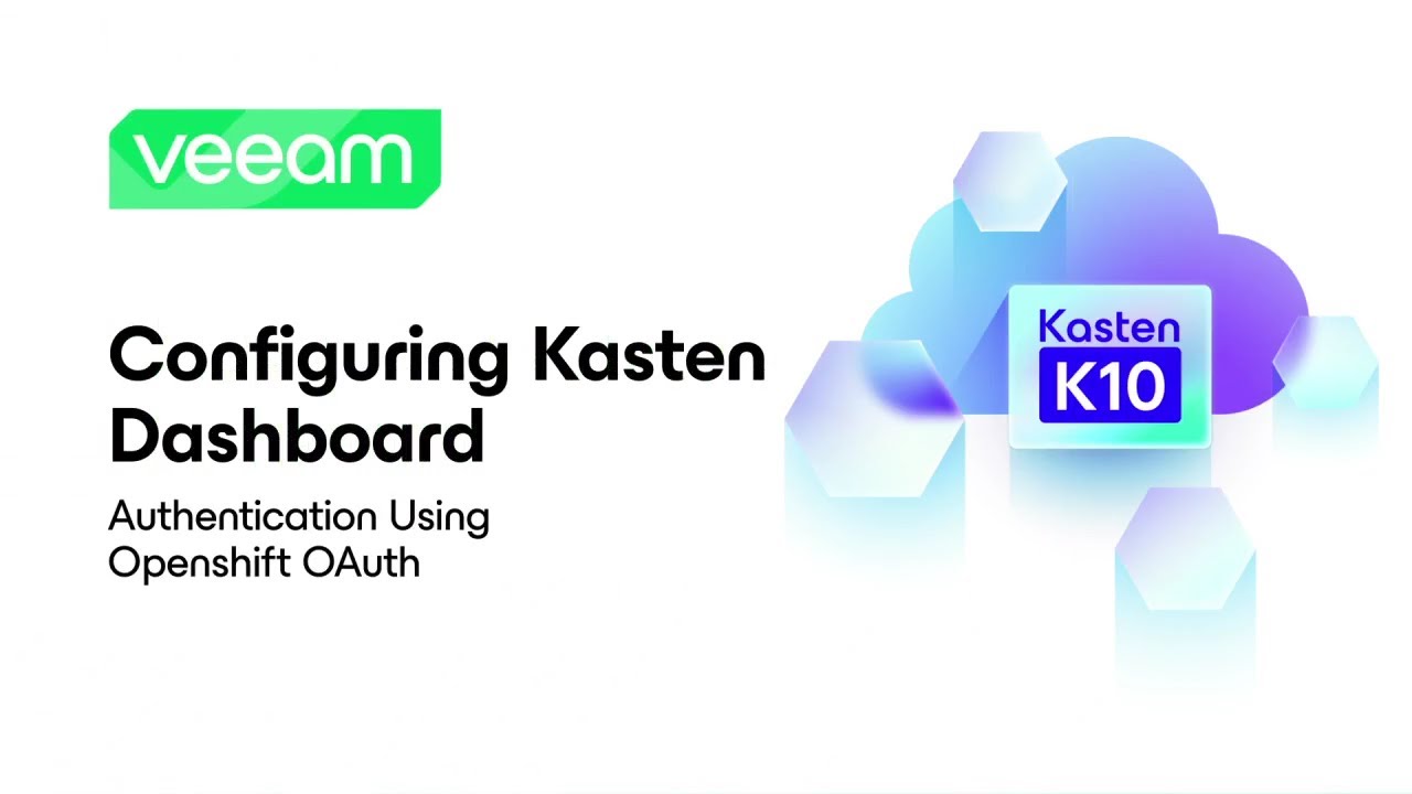 Configuring Kasten Dashboard Authentication Using Openshift OAuth