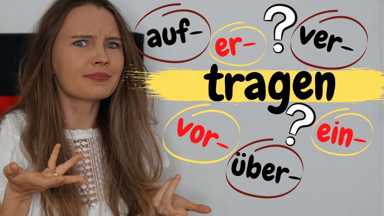 Verben mit dem Wortstamm 