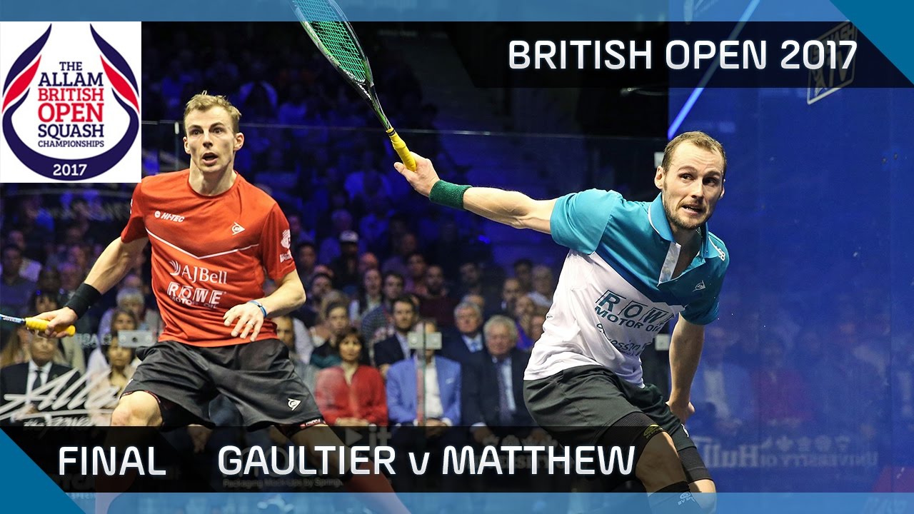 Сквош: Готье против Мэтью &mdash; лучшие моменты финала British Open 2017