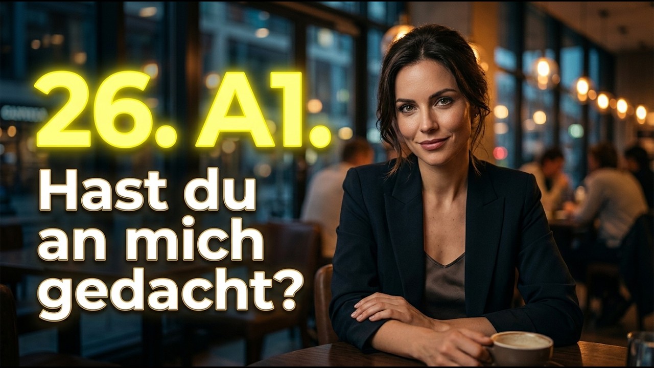 Learn German A1: Romantic Comedy Story 🇩🇪 (Master 'Perfekt' Tense Fast!)