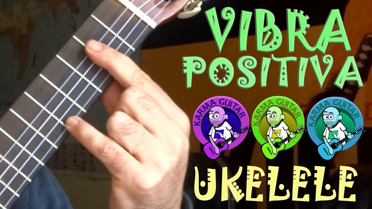Como tocar VIBRA POSITIVA en UKELELE | Tutorial Fácil ZONA GANJAH