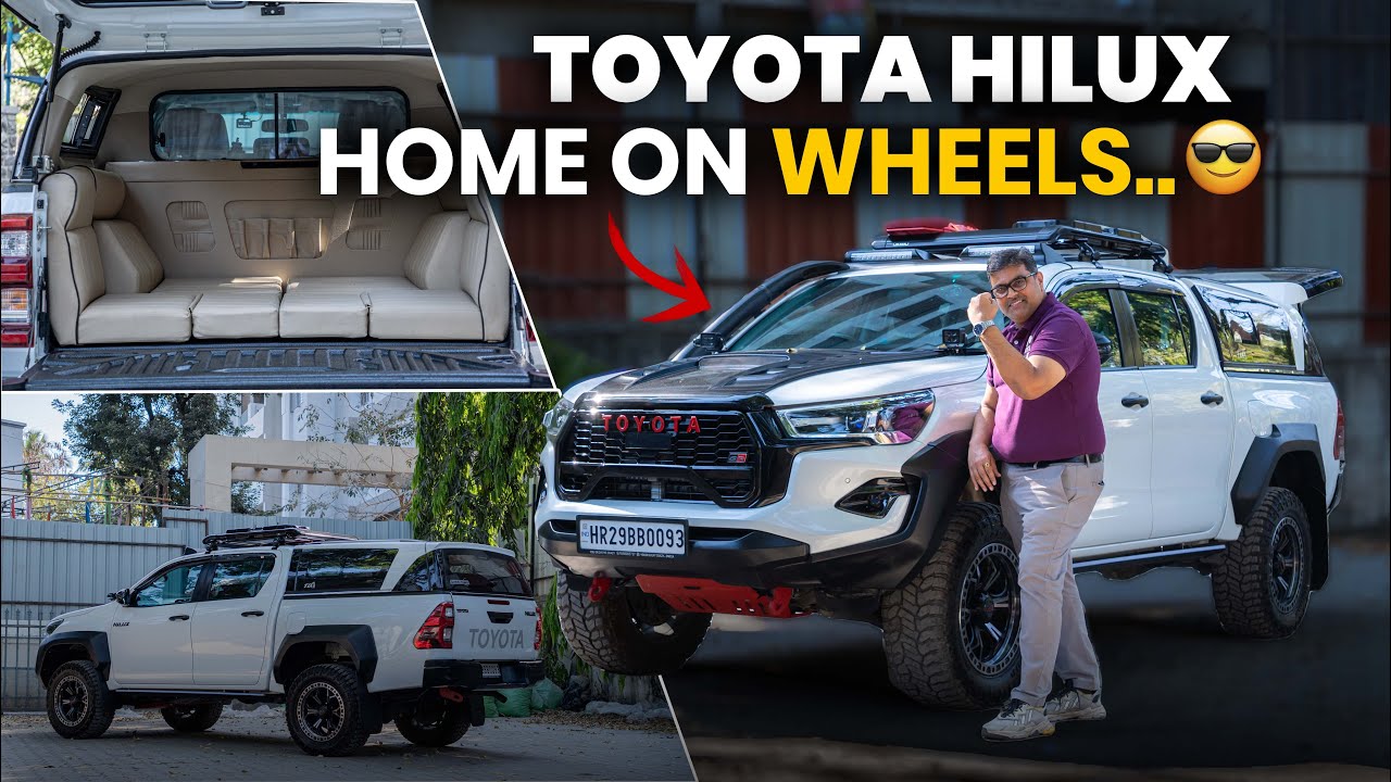 Toyota Hilux Turned Into Luxury Camper | “Home On Wheels” Full Modification😱