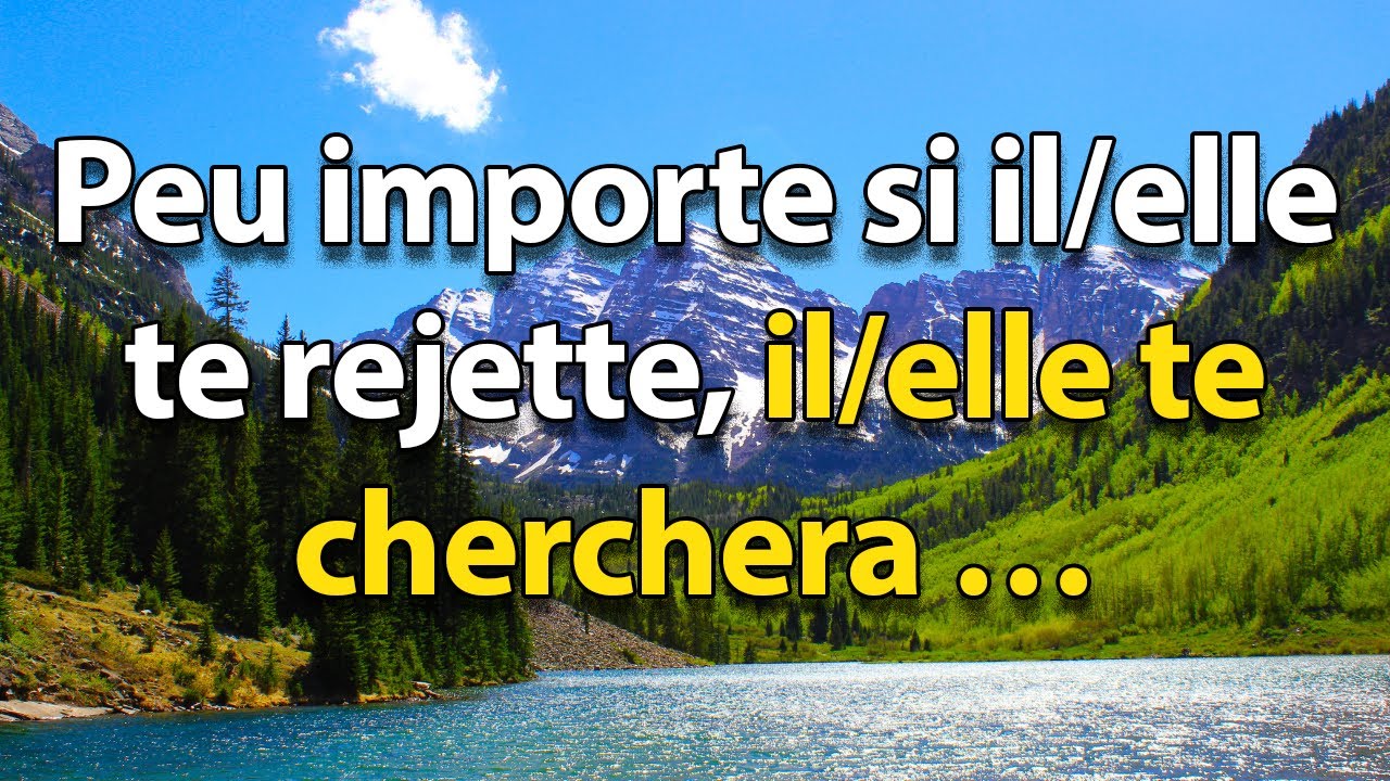 Ce n’est pas grave s'il/elle te rejette… car il/elle reviendra vers toi, et voici pourquoi !