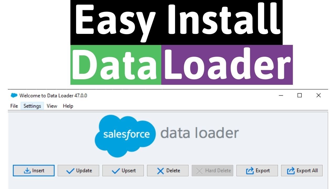 How to Install Salesforce Data Loader, Zulu JDK 11, and Insert Accounts