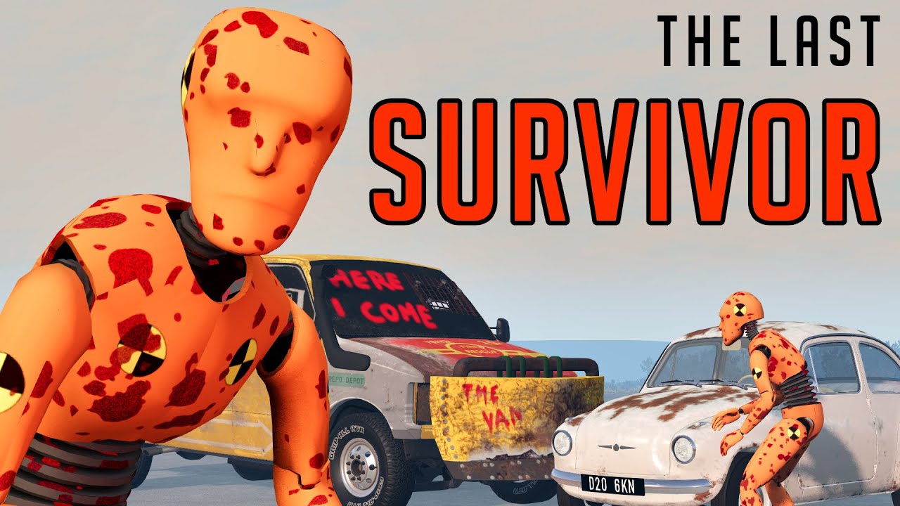 The Last Survivor – Crash Test Zombies – BeamNG Drive | Demolition Republic