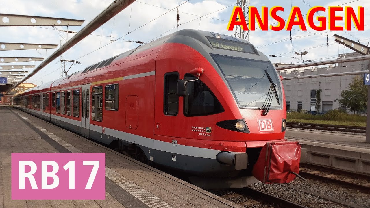 [DB Regio Nordost] Ansagen der RB17 Ludwigslust - Wismar