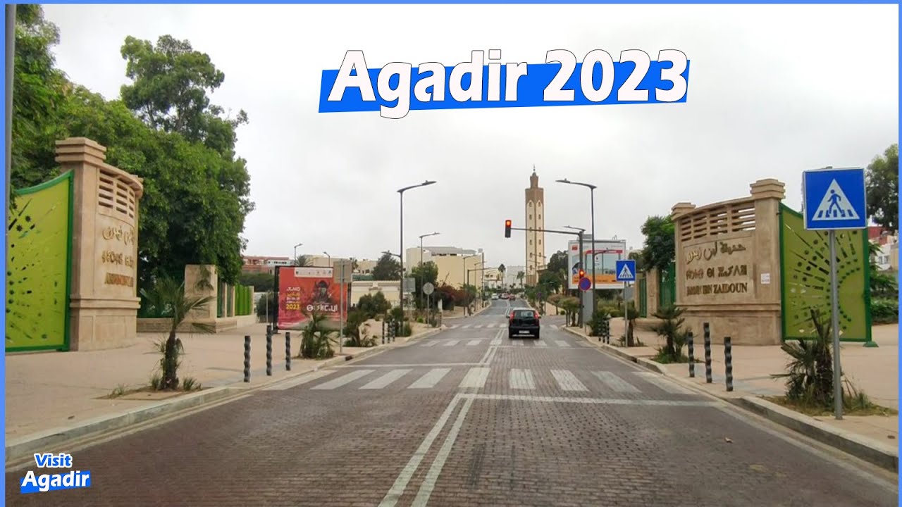 Round car Agadir city  Downtown 2023 Agadir - Visit Agadir Morocco -