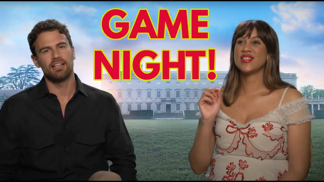 MR. MALCOLM'S LIST stars Zawe Ashton, Theo James, Frieda Pinto, Sope Dirisu play GAME NIGHT