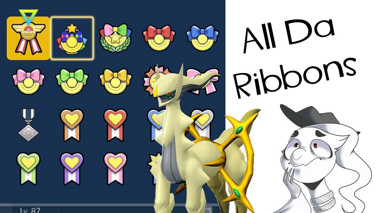 Getting All Possible Ribbons on Shiny Arceus