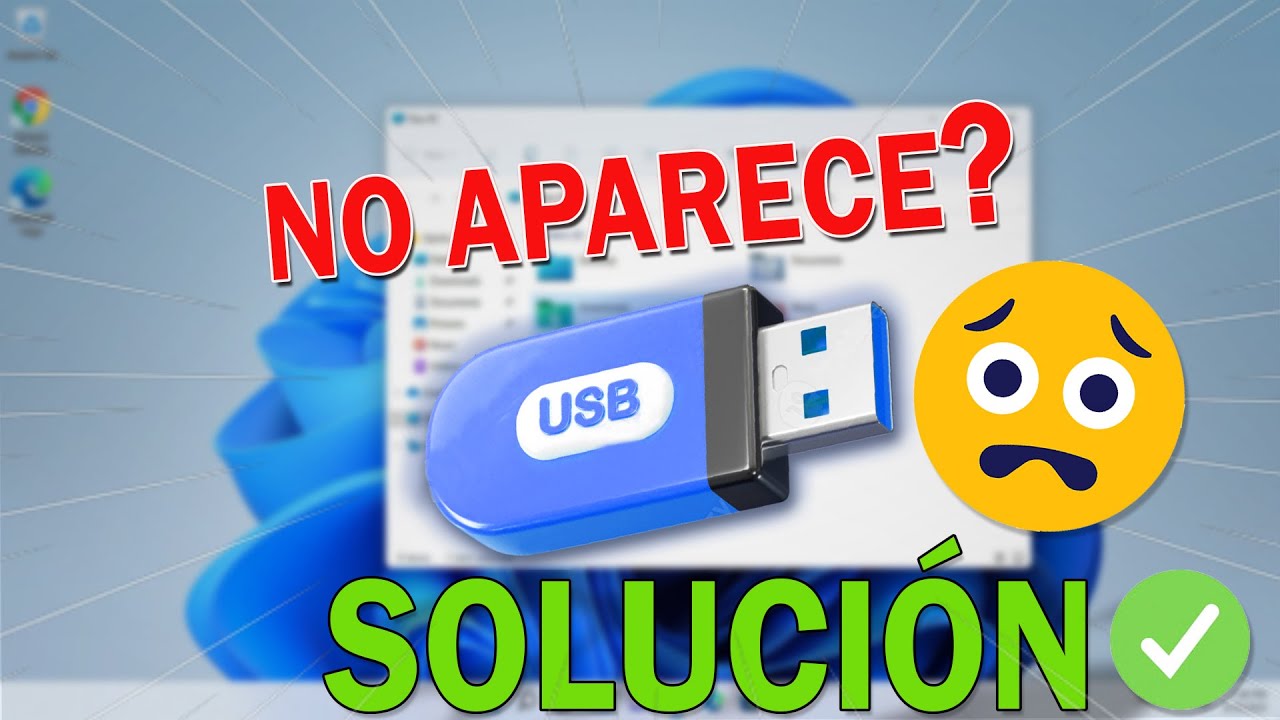 Memoria USB No Aparece en Mi PC - Soluci&oacute;n ✅