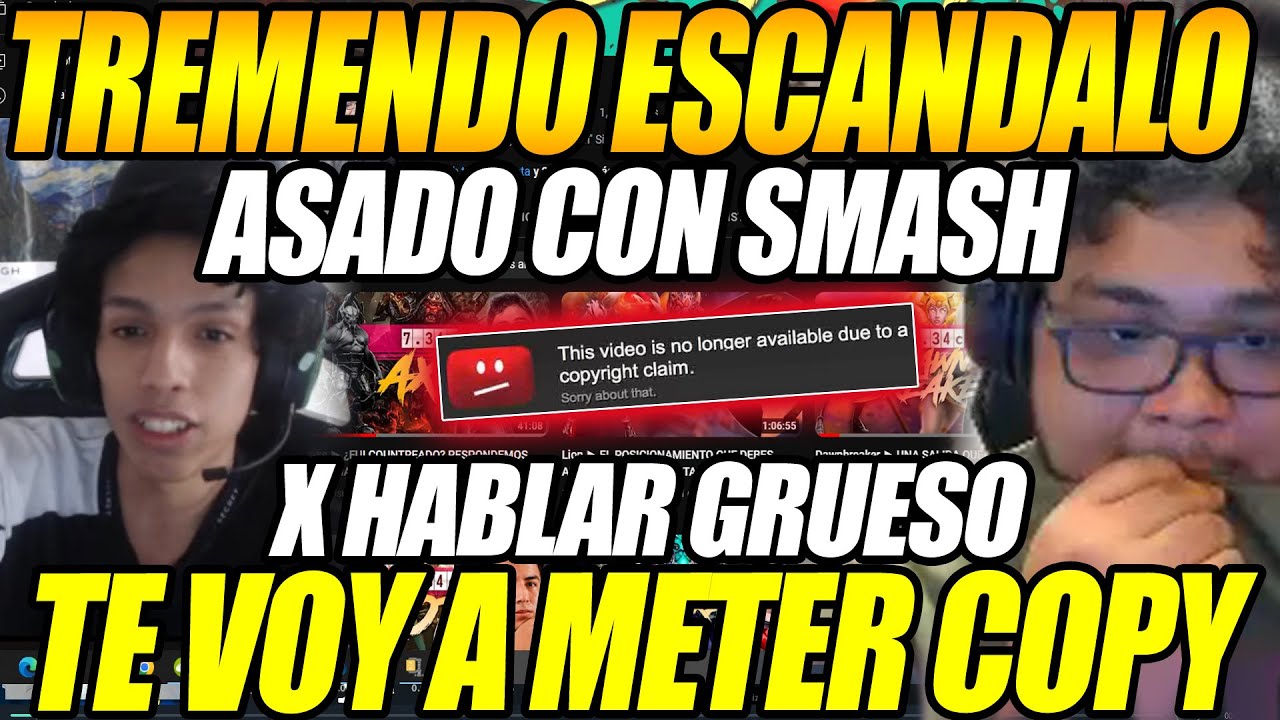 😲TREMENDO ESCANDALO!!😲 TAO SE MOLESTA CON SMASH POR HABLAR GRUESO DE SU GUIA 
