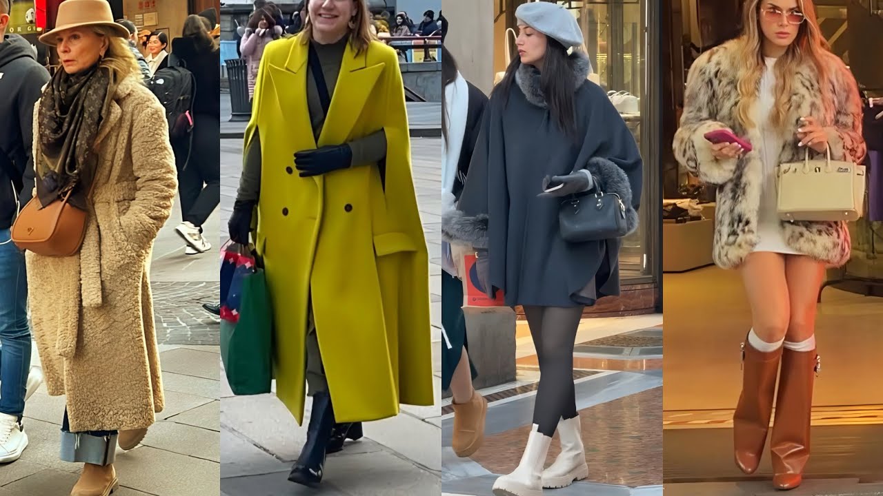 LATEEST MILAN STREET FASHION 2025 | ELEGANT & LUXURY OUTFITS TRENDS INSPIRED BY ITALIAN STYLE