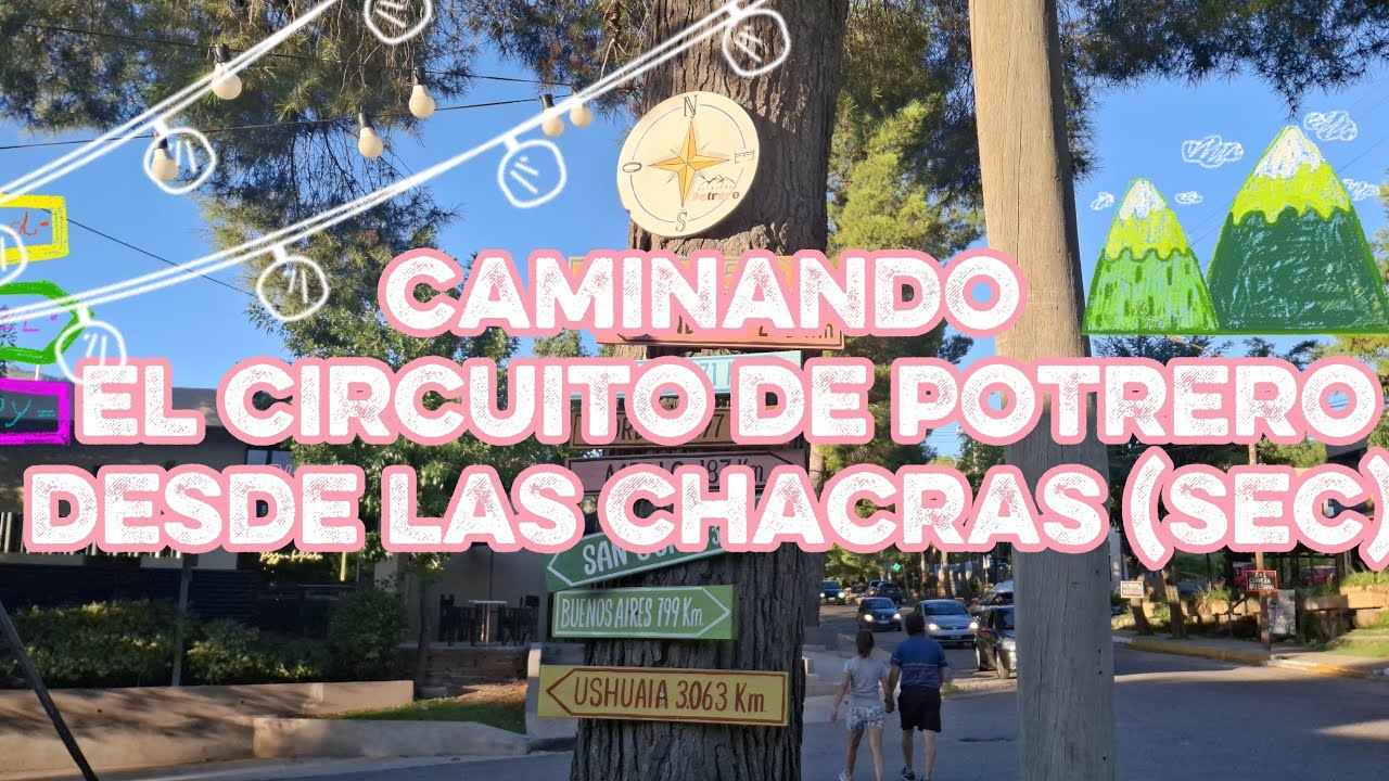 CAMINANDO EL CIRCUITO DE POTRERO, desde el Sec en las Chacras! #potrero #sanluis #argentina #viral 