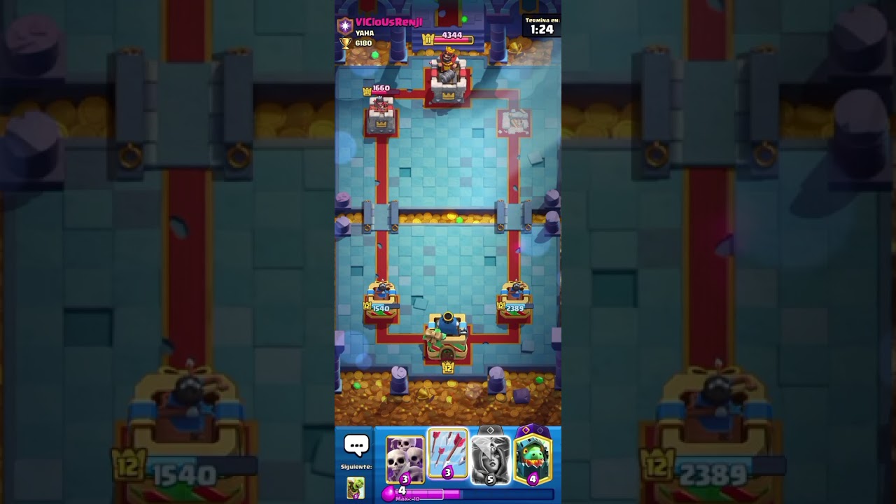 Una partida por copas chill🛡️⚔️🤙🏻 #clashroyale 