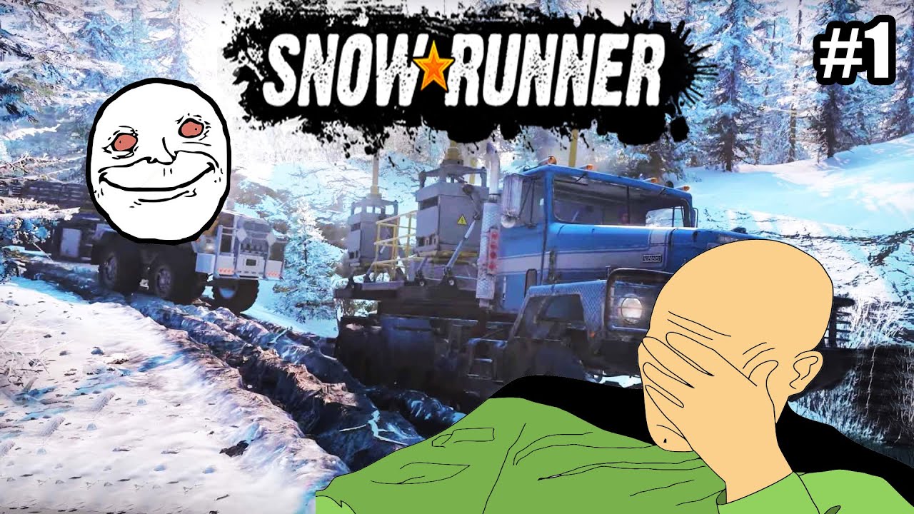 SnowRunner #1 - Gros camtar et coéquipier bourré !