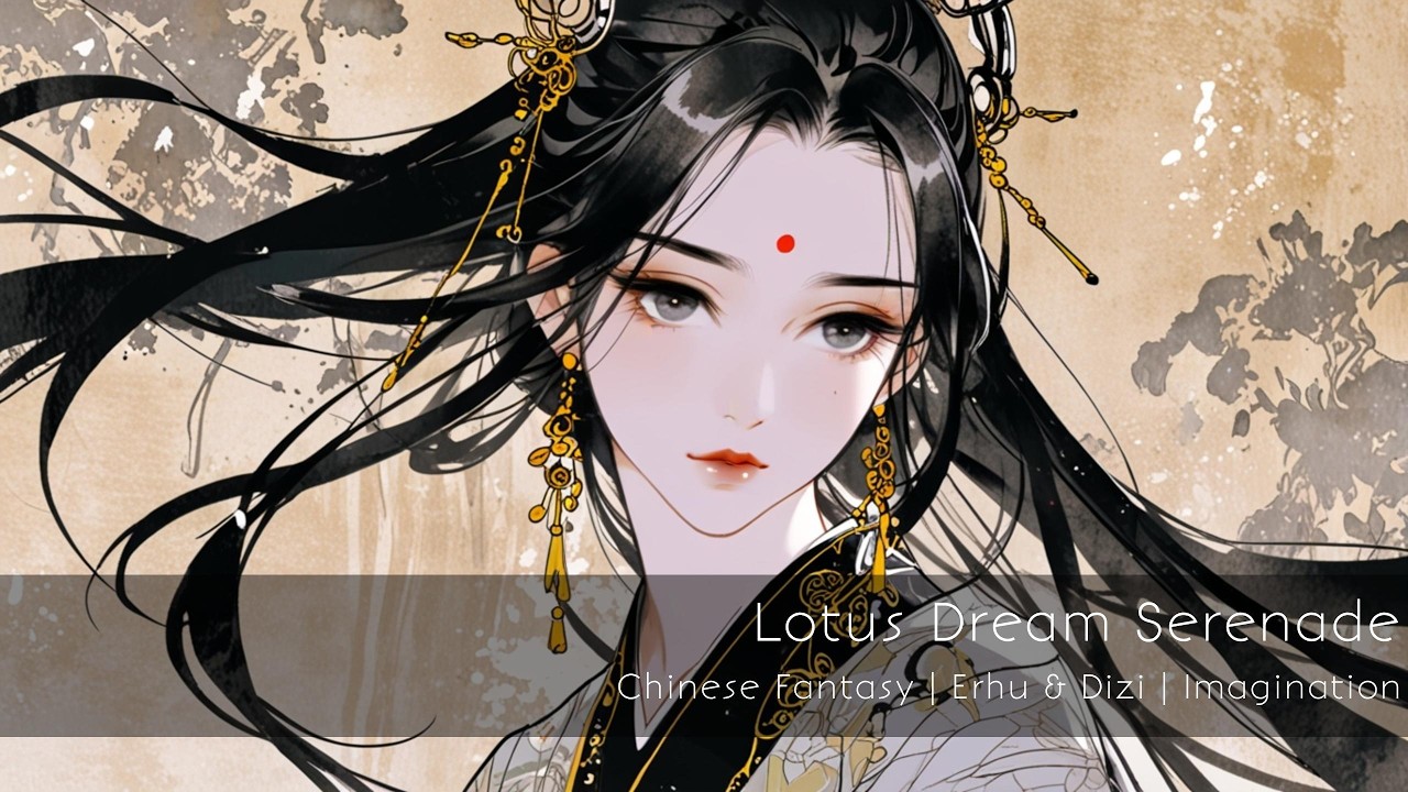 Chinese Fantasy Music – Lotus Dream Serenade |  Erhu & Dizi  for Relaxation, Study & Imagination