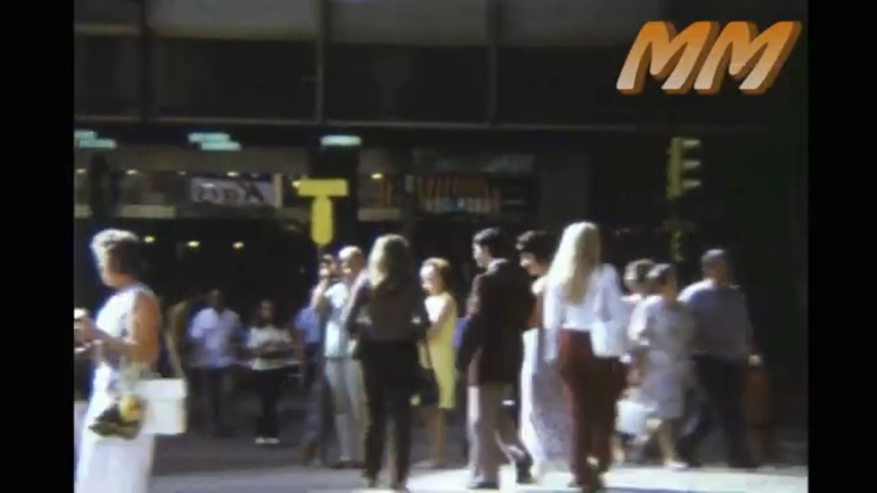 Mallorca Palma and Airport 1970's old cine film 407