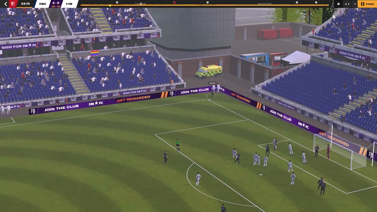 FM 2024 -  Fukuoka 4:0 Yokohama F-M  - Japanese League Cup - 13.10.2024