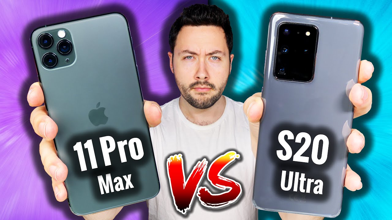 Galaxy S20 Ultra VS iPhone 11 Pro Max : большое сравнение!