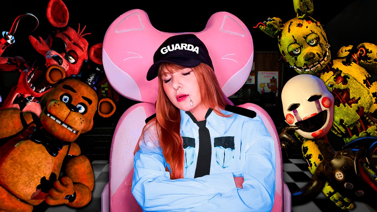 JOGUEI TODOS OS FNAFs NUM SÓ VÍDEO! - FNAF 1, 2, 3 e 4