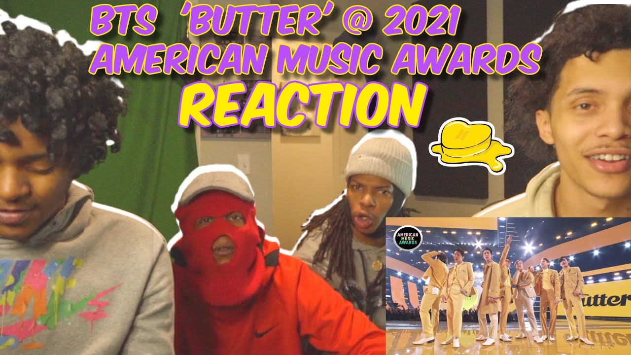 BTS  'Butter' @ 2021 American Music Awards / REACTION!!