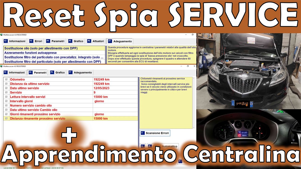 KM SCALATI? 😱 Cosa ho scoperto facendo gli Azzeramenti post-Tagliando con DIAGNOSI MULTIECUSCAN