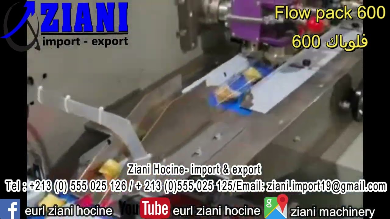 Flow pack 600 pour Tacos , Tortilla , Dioul , Pizza , Pain Arabe ( Ziani Hocine Setif - Algeria )