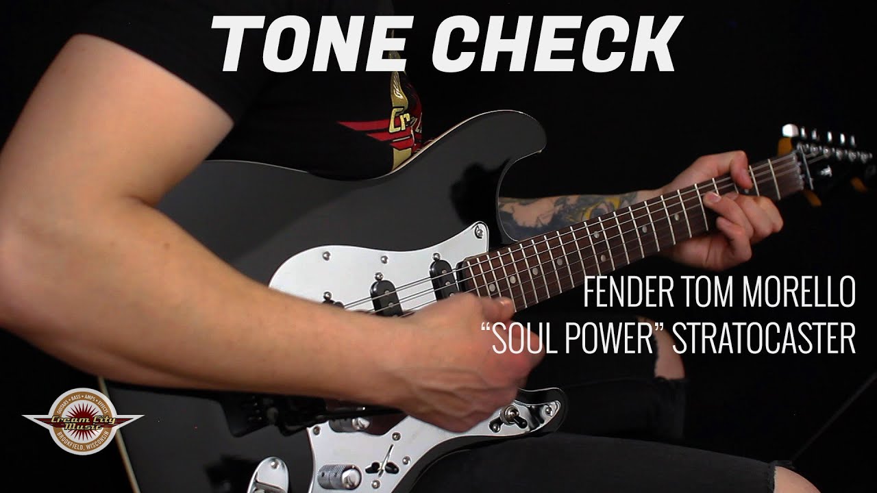 TONE CHECK: Fender Tom Morello Stratocaster Demo | No Talking