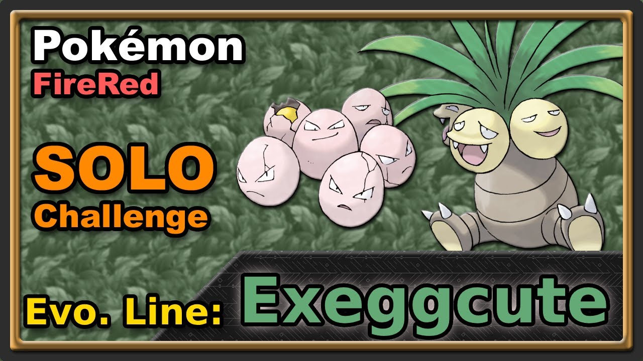 Exeggcute Line Solo Challenge - Pokémon FireRed