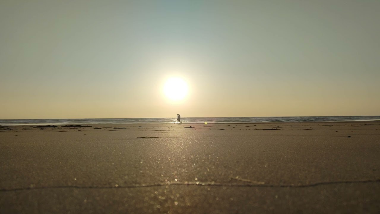 منظر رائع لغروب 🌅 الشمس في شاطئ🏖️ أصيلة A wonderful view of the sunset in Asilah Beach
