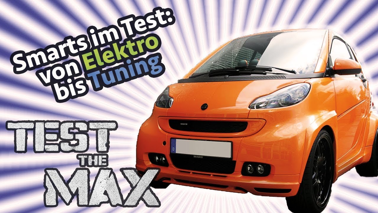 Smart-Modelle im Test: Elektro, Brabus & fortwo | Test the Max