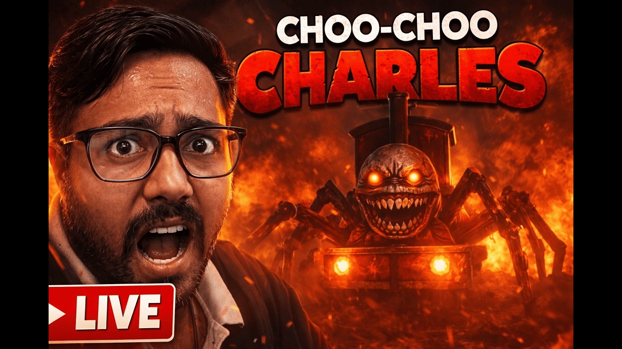 Choo-Choo Charles LIVE 😱 | Horror Train Game Live Gameplay |  MonsterTrain Attack 🚂🕷️ #MonsterTrain