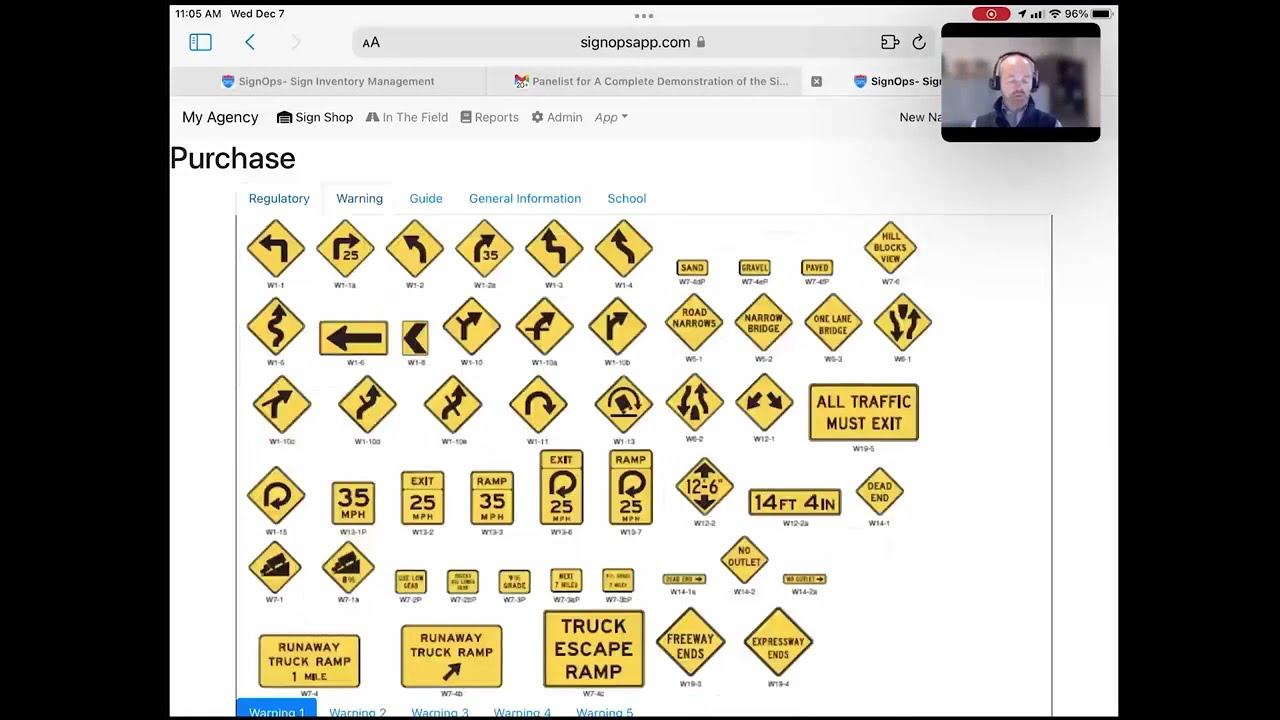 A Complete Demonstration of the SignOps Application
