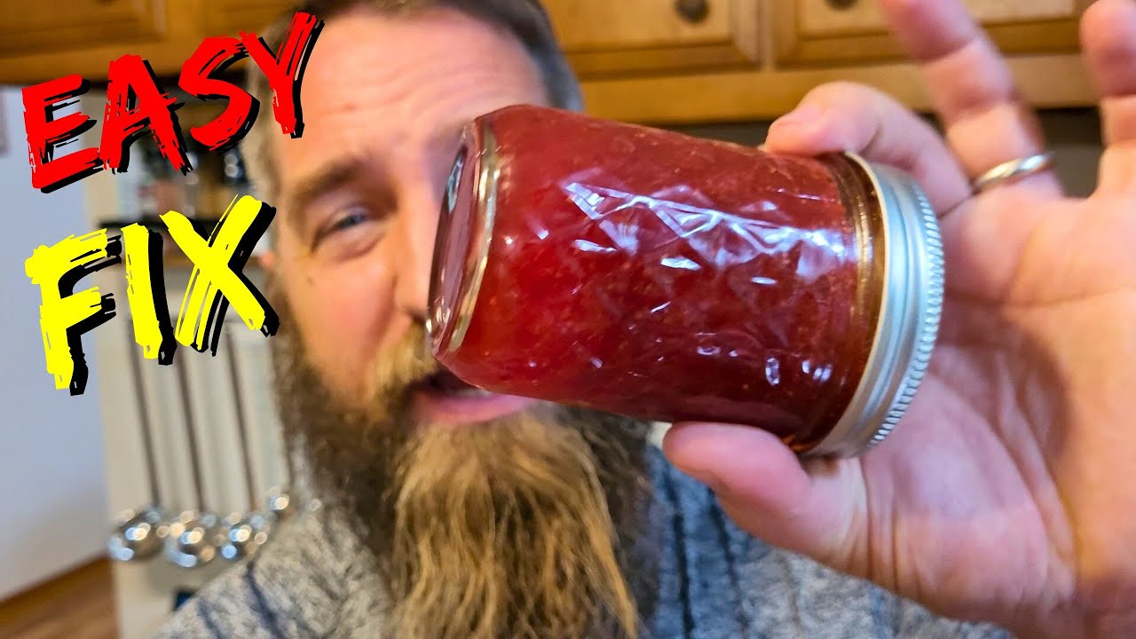 Screwed up Strawberry Jam and How To Fix It!