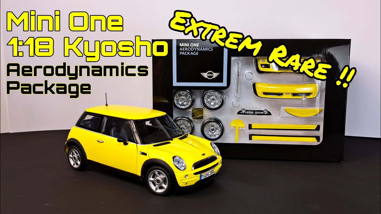 Kyosho Mini One 1:18 with extrem rare Aerodynamics Package