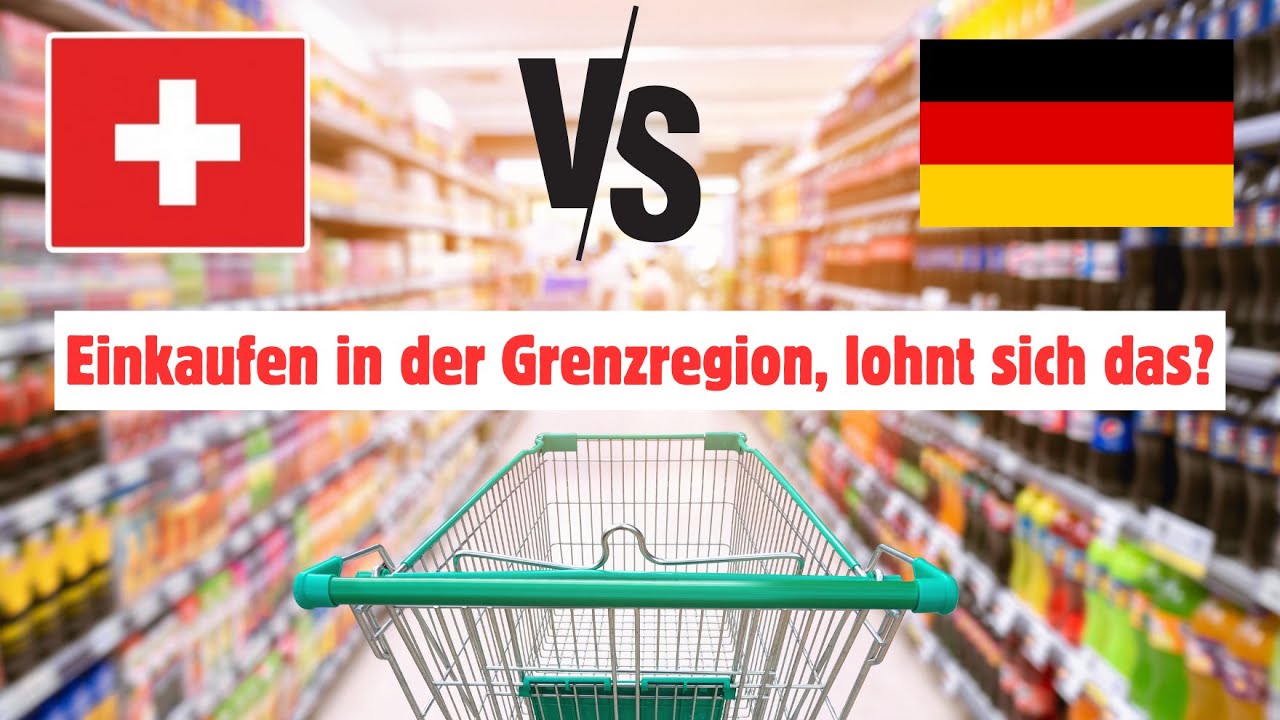 Einkaufen im Grenzgebiet Schweiz-Deutschland Vlog