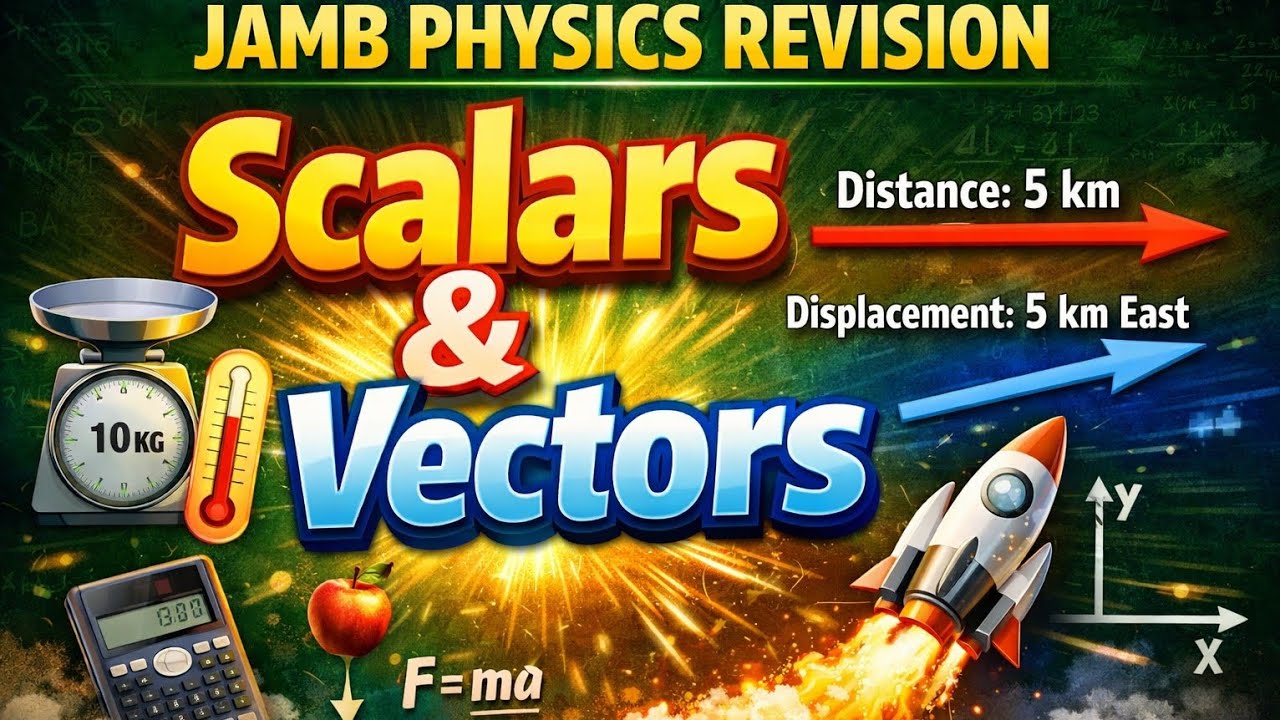 JAMB PHYSICS REVISION: Scalars and Vectors