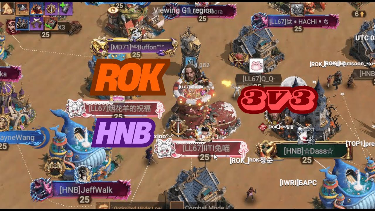 Doomsday last survivors | ROK VS HNB | 3 V 3 TOWER RALLY AND DEF @DoomsdayLastSurvivors