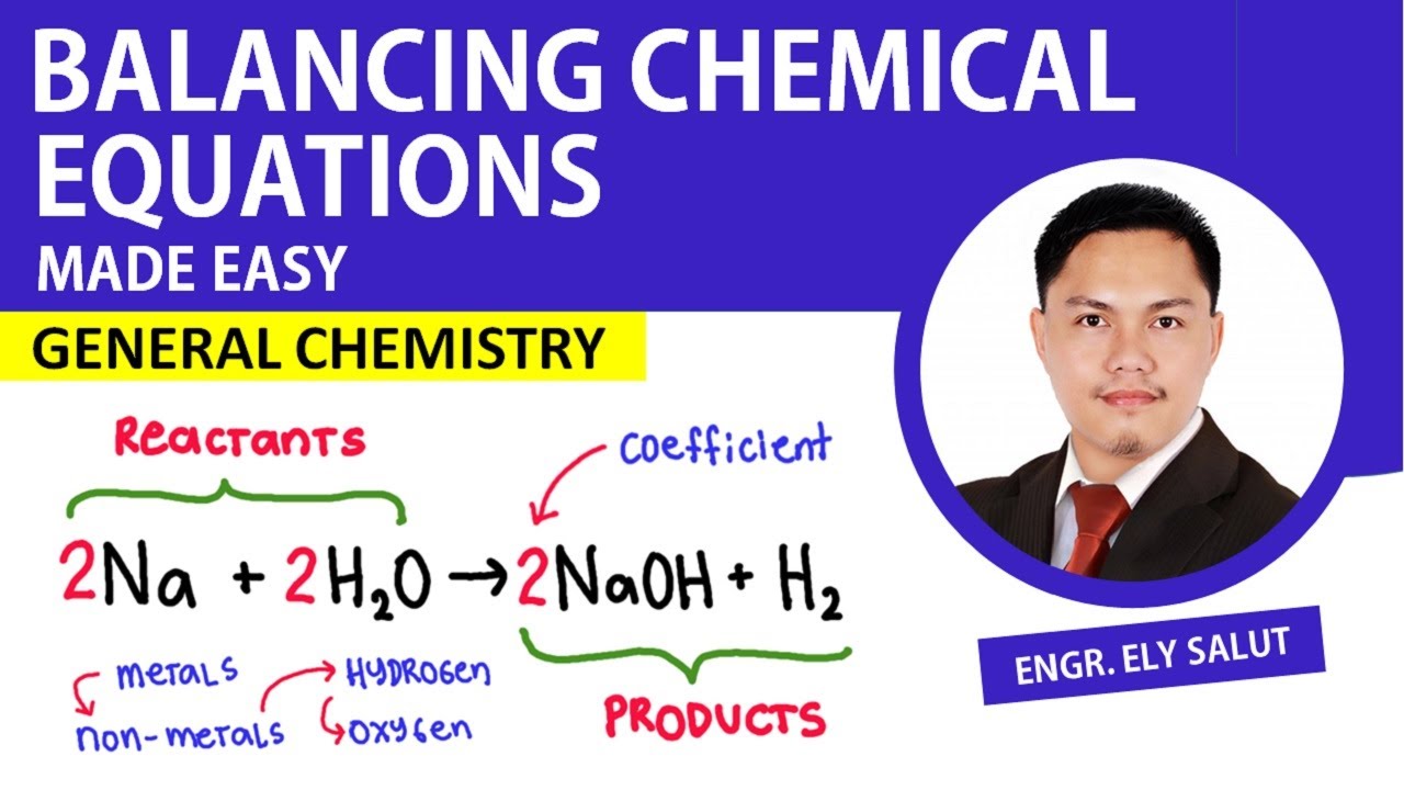 BALANCING CHEMICAL EQUATIONS MADE EASY | TAGALOG | STEM CHEMISTRY | REACTION TECHNIQUES