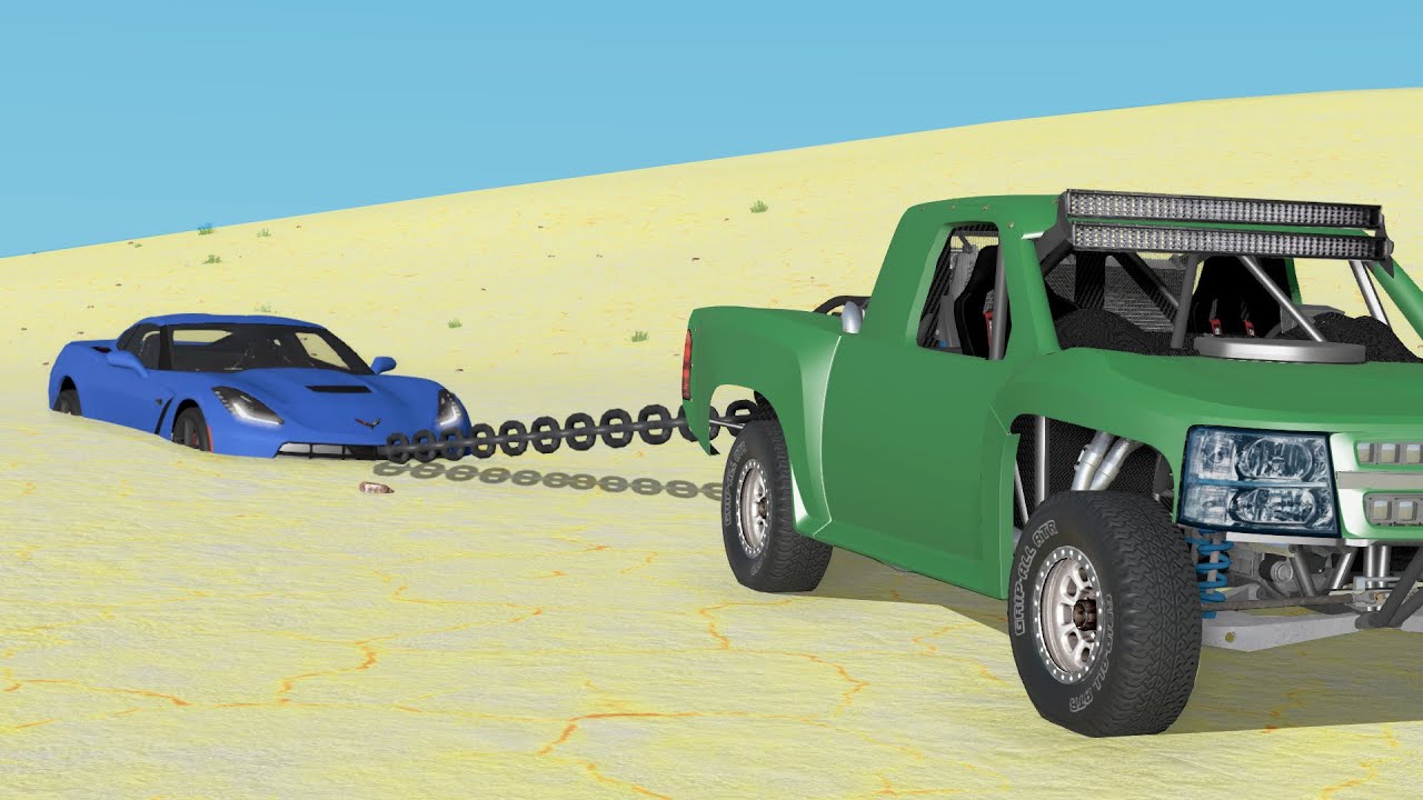 Cars vs Desert - beamng.drive