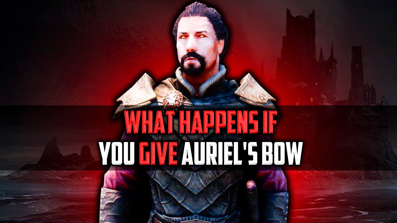 Skyrim ٠ What Happens if you give Auriel's Bow to Harkon