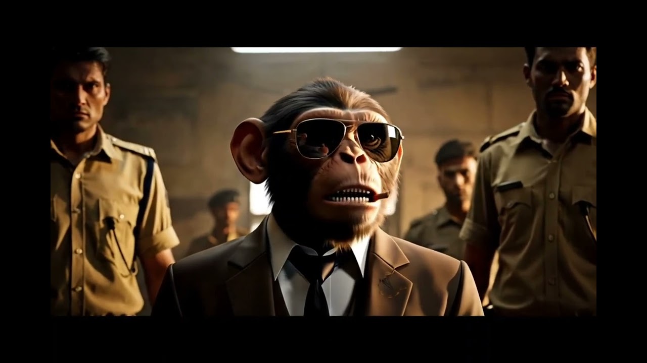 KGF Animated| KGF 2025 AI Monkey| Trending Monkey Video #kgf #monkey #funny #trending #youtube