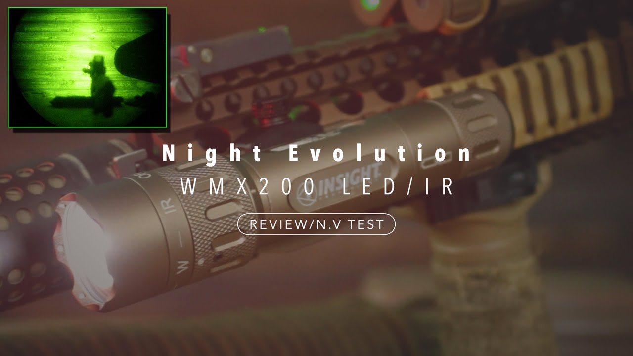 Night Evolution/Element WMX200 LED/IR Flashlight [Review/Night Vision Test]