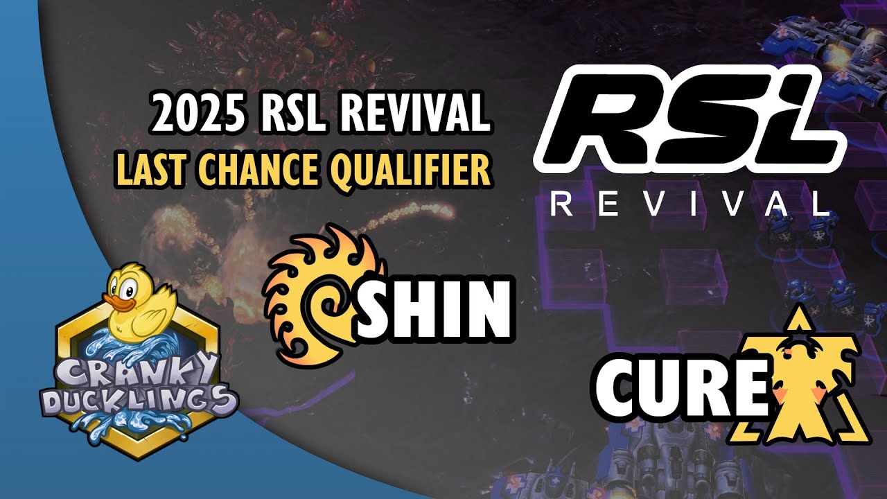 SHIN vs Cure - ZvT | 2025 RSL Revival: Last Chance Qualifier Co-Stream | StarCraft 2 Tournament