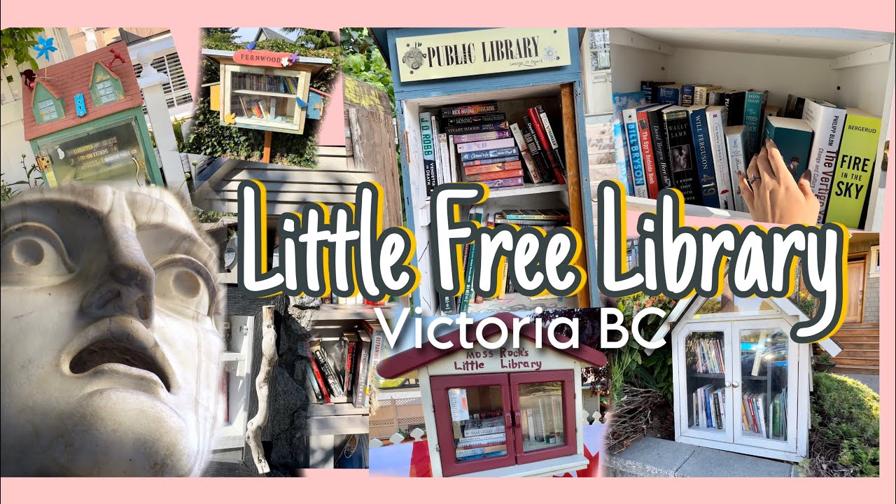 Little Free Libraries | Exploring 14 Cute Little Free Libraries in Victoria BC Canada | July 2023